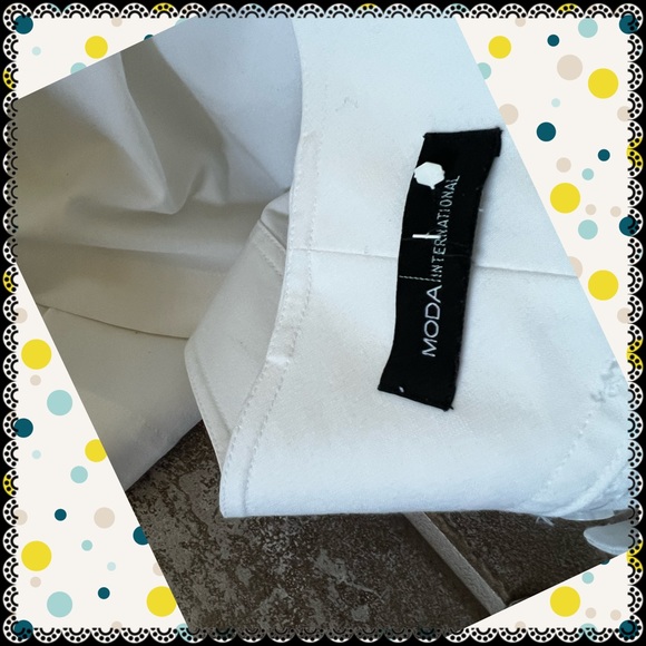 Moda white slacks, size 12 - Picture 4 of 5